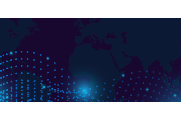 Abstract Particles with World Map Design: A Smart Guide for Designers and Creators