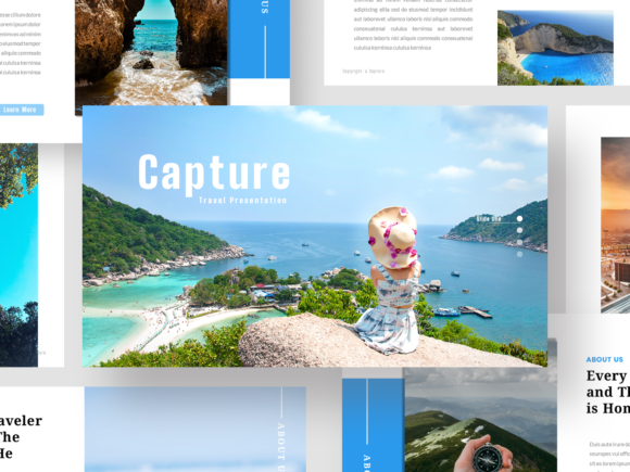 Capture - Travel Presentation Template: Streamlining Visual Storytelling for Professionals and Creators