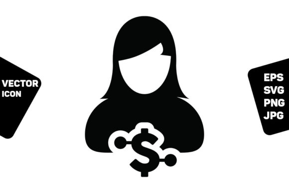 Digital Money Icon Vector Dollar User: A Modern Visual for Digital Finance