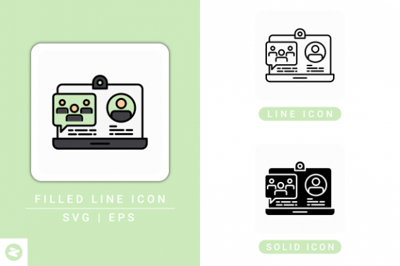 Enhancing Digital Communication with the Online Webinar Icons Set