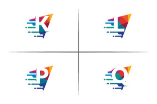 Klpq Colorful Mosaic Logo: A Vibrant Design Asset