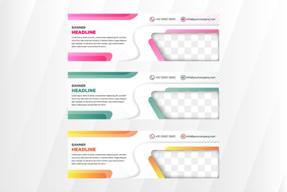 Line Horizontal Banner White Background: A Versatile Design Resource for Modern Visual Communication