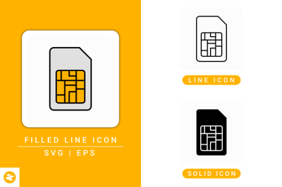 Sim Card Icons Set: Enhancing Visual Communication in Digital Projects