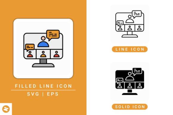 Video Conference Icons Set: A Practical Resource for Modern Design Projects